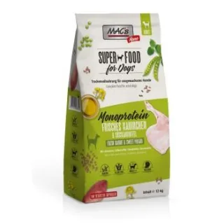 MAC's Dog Mono Adult Trockenfutter Kaninchen 12 kg