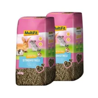 MultiFit Natur-Strohstreu Unterstreu 2x24 kg