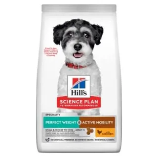 Hill's Science Plan Trockenfutter Hund, Perfect Weight + Active Mobility, Small & Mini Adult 6 kg