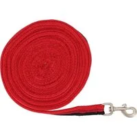QHP Longierleine Collection, 8 Meter - Sunset Red