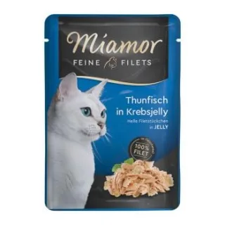 Miamor Feine Filets in Jelly Thunfisch in Krebsjelly 24x100 g
