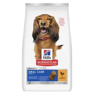 Hill's Science Plan Trockenfutter Hund, Oral Care, Adult, mit Huhn 2x12 kg