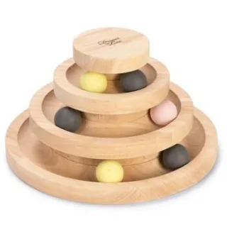 Designed by Lotte DBL Spielturm Mia Holz braun