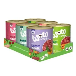 WOW Nassfutter Hund, Adult, Multipack 6x800 g