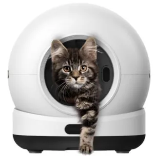 Zedar Selbstreinigende Katzentoilette, 82L Katzenklo Selbstreinigend mit App – Inkl. Katzenklo-Matte & 3 Rollen Müllbeutel – XXL - K1200 PRO