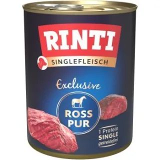 RINTI Singlefleisch Exclusive Ross pur 12x800 g