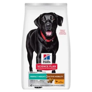 Hill's Science Plan Trockenfutter Hund, Perfect Weight & Active Mobility, Large Breed Adult, mit Huhn 12 kg