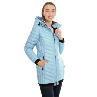 Knuffelwuff leichte Damen Übergangsjacke Brooklyn hellblau 42 - EU