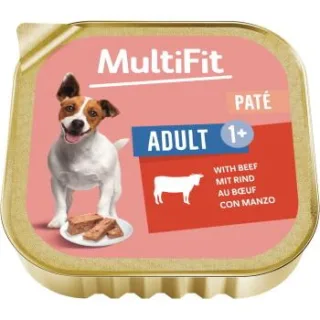 MultiFit Nassfutter Hund Pastete Rind 48x150 g