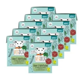 VEGDOG Nassfutter Adult Tetra Pak Vorteilspack 10x390 g