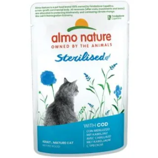 Almo nature Sterilised Kabeljau 30x70 g