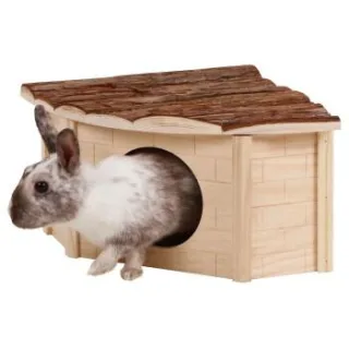 Kerbl Pet Eckhaus für Nager Nature 31 cm, 31 cm, 20 cm
