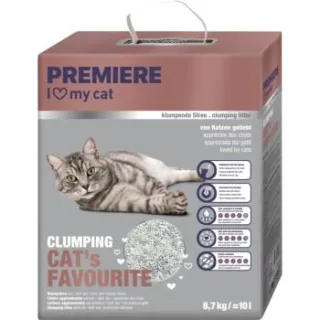 PREMIERE Cat's Favourite Klumpstreu Adult 2x10 l