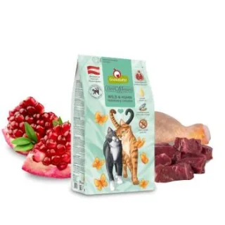 GranataPet Trockenfutter Katze, Adult. DeliCATessen, Wild und Huhn 2x1,8 kg
