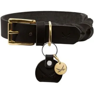 Hunter Halsband Sansibar Solid schwarz 55 cm