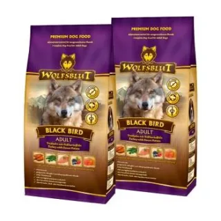 WOLFSBLUT Black Bird Truthahn mit Süßkartoffel 2x2 kg