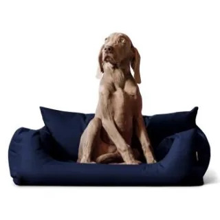 Tierlando NEMO Hundebett Hundesofa S M L Hundekorb Katzenbett 65 80 100cm dunkelblau 65 cm, 20 cm, 50 cm