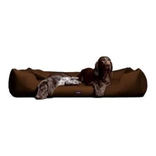 Tierlando MORITZ KOMFORT Hundebett Hundesofa M - XXXL 90 110 130 160 185 cm braun 1,1 m, 25 cm, 90 cm
