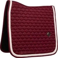 Kentucky Horsewear Dressur Schabracke 'Plaited Cord' - bordeaux