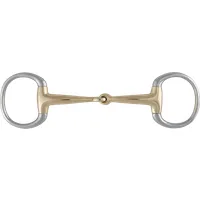 Stübben STEELtec Olivenkopf-Unterlegtrense "Sweet Kupfer" einfach gebrochen - 12,5 cm