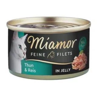 Miamor Feine Filets in Jelly Heller Thunfisch und Reis 48x100 g