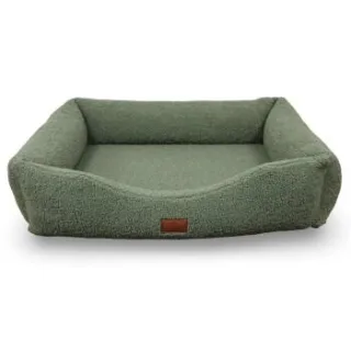 Petliving orthopädisches Hundebett Teddy kuschelweich grün XL