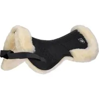 Christ Sattelpad Ultra mit Doppeltasche & Rand schwarz/natur - 1 Stk