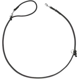 Dog Sport HUNTER verstellbare Hundeführleine soho round mini schwarz 6 mm