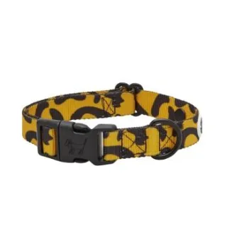 Barkalot Hundehalsband Recyceltes Polyester schwarz/ orange L