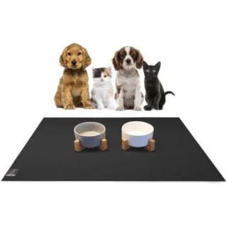 SANOZOO ® - Napfunterlage - Öko-Tex und Made in Germany schwarz 60 cm, 90 cm