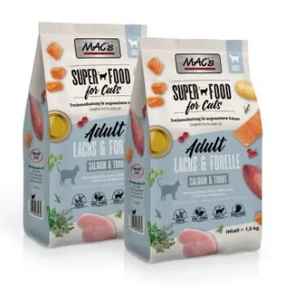 MAC's Cat Adult Trockenfutter Lachs & Forelle 2x1,5 kg