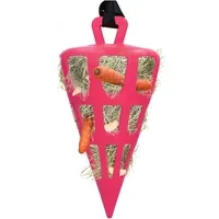 Hofman Animal Care Heukarotte 'Hay Slow Feeder Fun & Flex Carrot' - Rosa