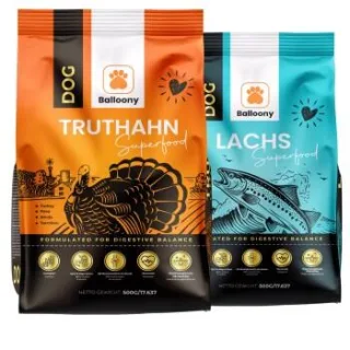 Balloony.pet German Shephy Hundefutter Lachs Truthahn 20 kg