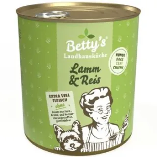 Betty's Landhausküche Lamm & Reis 6x800 g