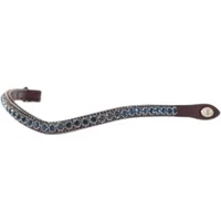 PS of Sweden Stirnriemen Luxe Celestial Blue, braun - COB