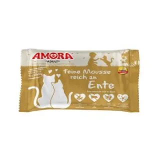 Amora Cat feine Mousse 10x4x100g Ente