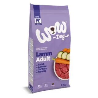 WOW DOG Trockenfutter Hund Adult Lamm 2x6 kg