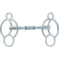 Stübben STEELtec Easy Control 3-Ringtrense - 12.5 cm