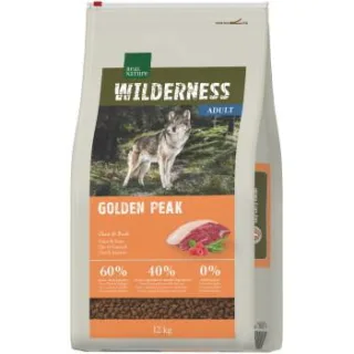REAL NATURE WILDERNESS Trockenfutter Hund, Adult, Golden Peak Gans und Ente 12 kg