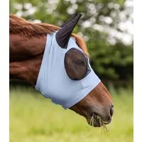 Waldhausen Fliegenmaske Puck, pastellblau - Warmblut extra