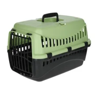 Kerbl Pet Transportbox Expedion schwarz/ grün