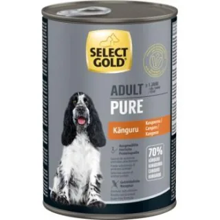 SELECT GOLD Pure Adult Känguru 12x400 g