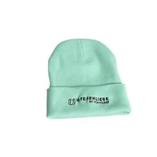 Hufeisenliebe Beanie Mütze türkis