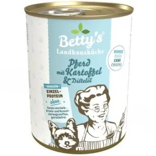 Betty's Landhausküche Pferd & Kartoffel & Distelöl 6x400 g