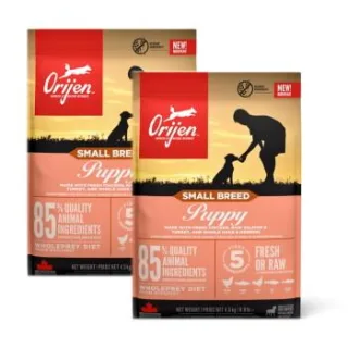 Orijen Small Breed Puppy Huhn, Truthahn & Fisch 2x4,5 kg