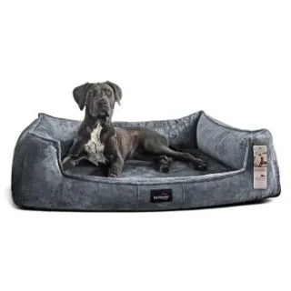 Tierlando ® Orthopädisches Hundebett FRANKLIN Kuscheliger Teddy-Stoff - Hundesofa