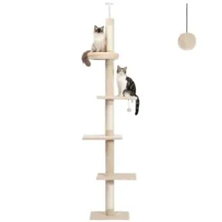 Pawz Road Deckenhoch Kratzbaum Basic beige