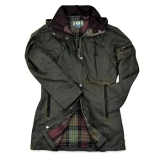 ROMNEYS Wachsjacke New Ashdown oliv S - INT