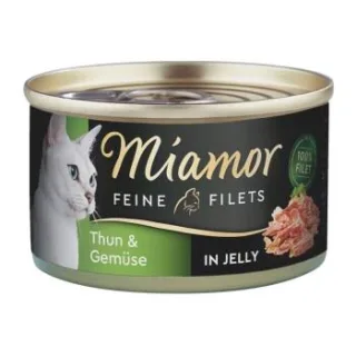Miamor Feine Filets in Jelly Heller Thunfisch und Gemüse 96x100 g