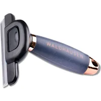 Waldhausen Fellwechselkamm mit Gelgriff L - Schwarz/Rosé gold
